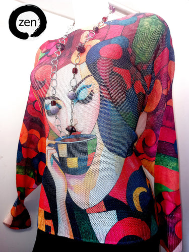 Blusa art pop